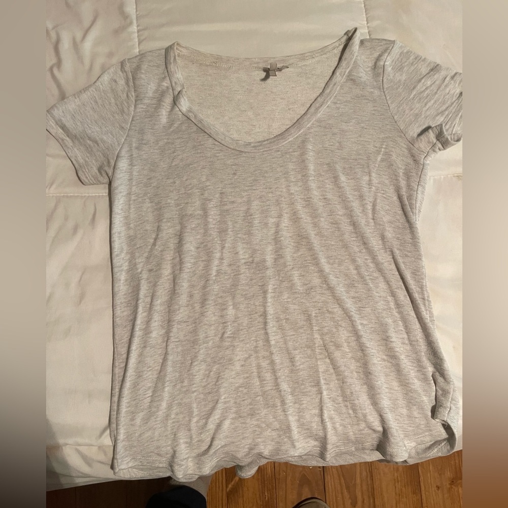 Buckle soft oversized grey T-Shirt